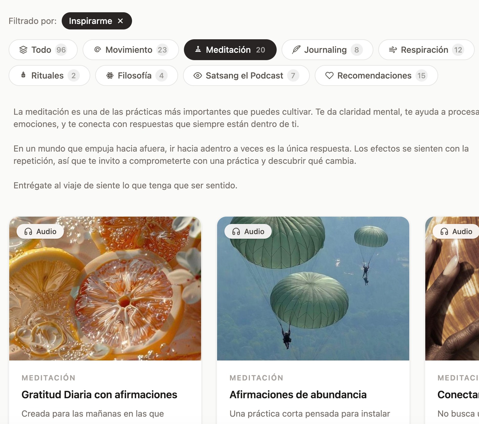 Elige una categoría